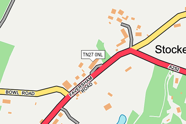 TN27 0NL map - OS OpenMap – Local (Ordnance Survey)