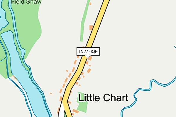 TN27 0QE map - OS OpenMap – Local (Ordnance Survey)
