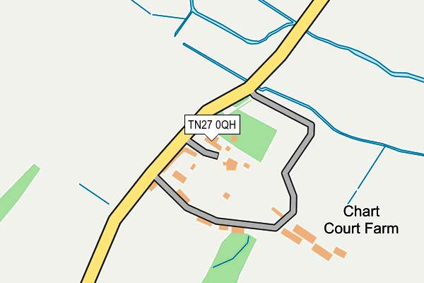 TN27 0QH map - OS OpenMap – Local (Ordnance Survey)