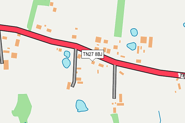 TN27 8BJ map - OS OpenMap – Local (Ordnance Survey)