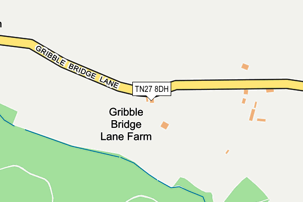 TN27 8DH map - OS OpenMap – Local (Ordnance Survey)