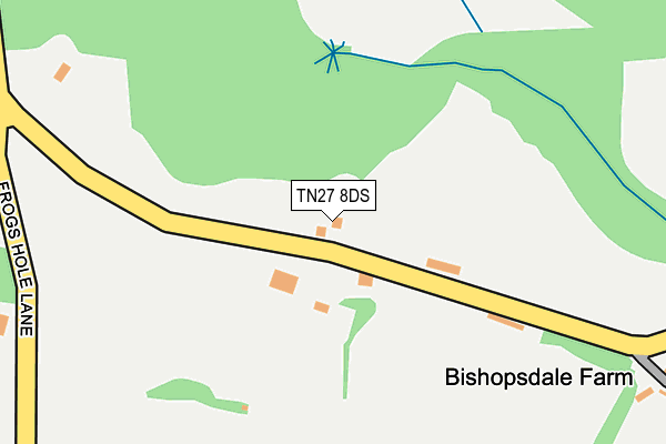 TN27 8DS map - OS OpenMap – Local (Ordnance Survey)