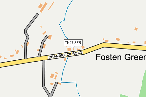 TN27 8ER map - OS OpenMap – Local (Ordnance Survey)