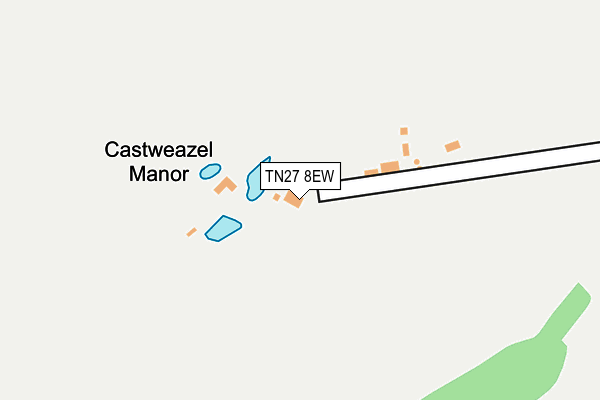 TN27 8EW map - OS OpenMap – Local (Ordnance Survey)