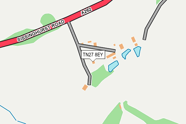 TN27 8EY map - OS OpenMap – Local (Ordnance Survey)