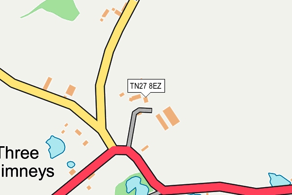 TN27 8EZ map - OS OpenMap – Local (Ordnance Survey)