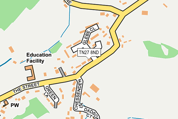 TN27 8ND map - OS OpenMap – Local (Ordnance Survey)