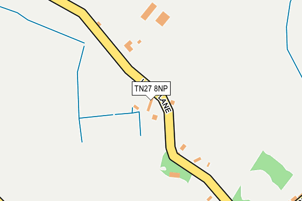 TN27 8NP map - OS OpenMap – Local (Ordnance Survey)
