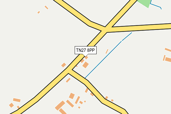 TN27 8PP map - OS OpenMap – Local (Ordnance Survey)