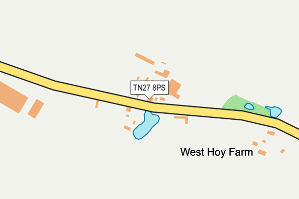 TN27 8PS map - OS OpenMap – Local (Ordnance Survey)
