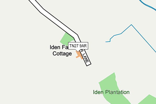 TN27 9AR map - OS OpenMap – Local (Ordnance Survey)