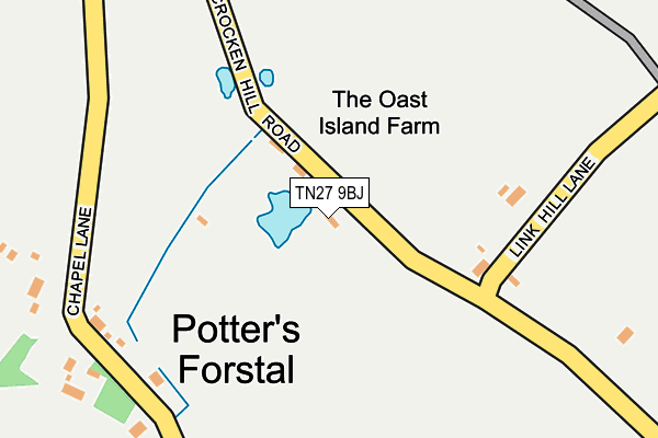 TN27 9BJ map - OS OpenMap – Local (Ordnance Survey)