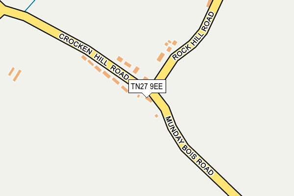 TN27 9EE map - OS OpenMap – Local (Ordnance Survey)