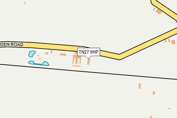 TN27 9HP map - OS OpenMap – Local (Ordnance Survey)