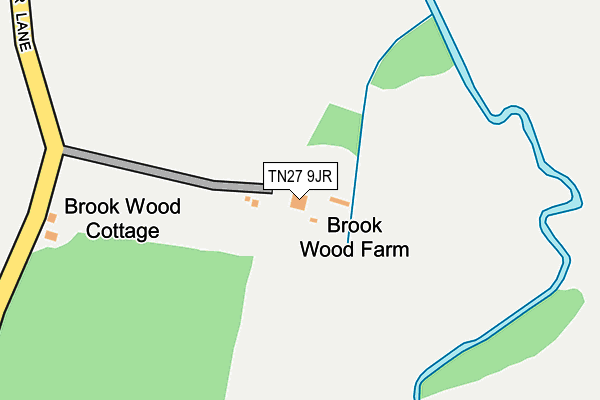 TN27 9JR map - OS OpenMap – Local (Ordnance Survey)