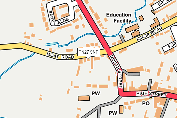 Map of HEWITT GORDON HOMES LIMITED at local scale