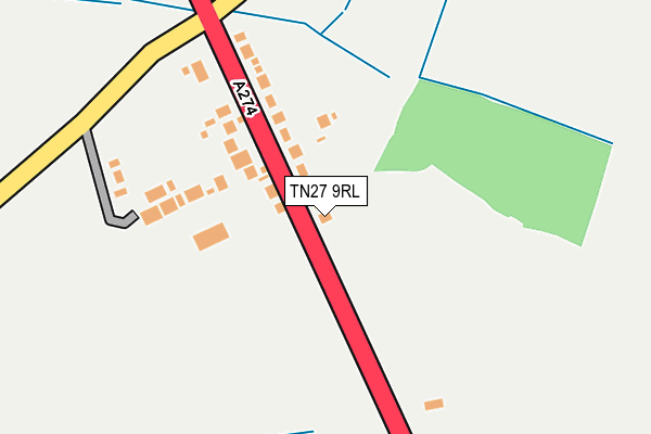 TN27 9RL map - OS OpenMap – Local (Ordnance Survey)