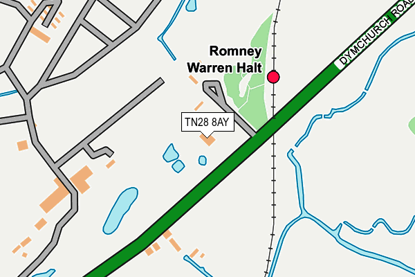 TN28 8AY map - OS OpenMap – Local (Ordnance Survey)
