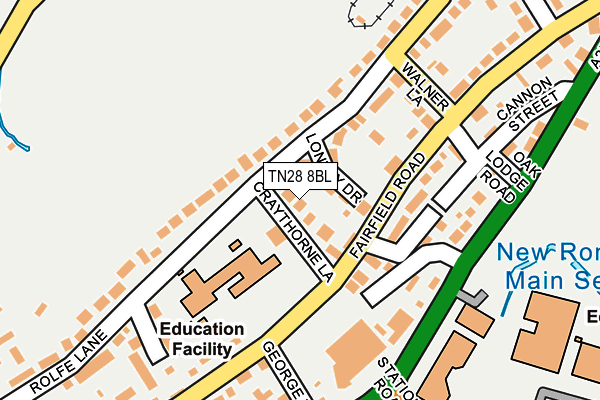 Map of M S PAINTING AND DECORATING LIMITED at local scale