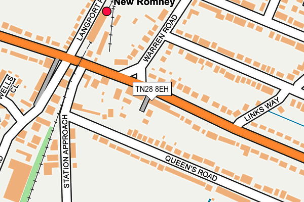 TN28 8EH map - OS OpenMap – Local (Ordnance Survey)