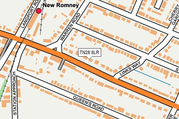 TN28 8LR map - OS OpenMap – Local (Ordnance Survey)