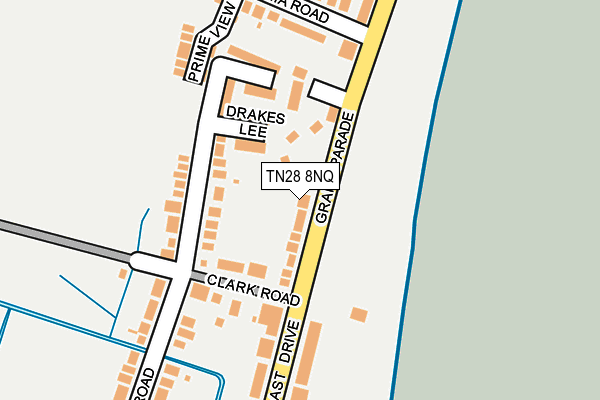 TN28 8NQ map - OS OpenMap – Local (Ordnance Survey)