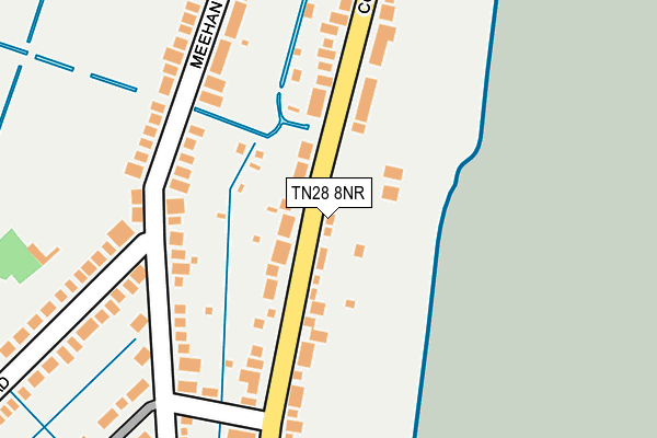 TN28 8NR map - OS OpenMap – Local (Ordnance Survey)