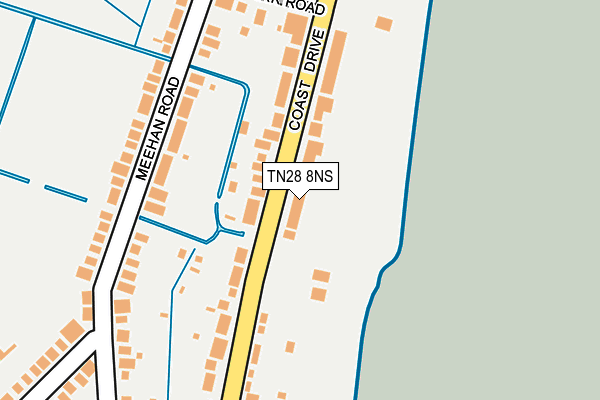 TN28 8NS map - OS OpenMap – Local (Ordnance Survey)