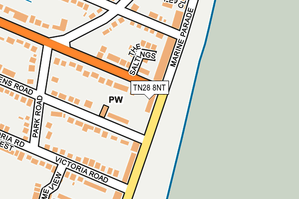 TN28 8NT map - OS OpenMap – Local (Ordnance Survey)