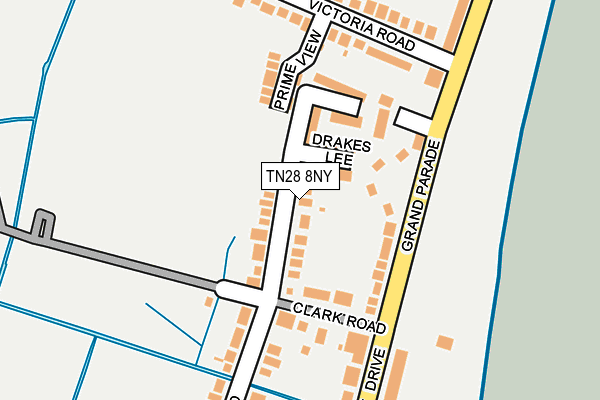 TN28 8NY map - OS OpenMap – Local (Ordnance Survey)
