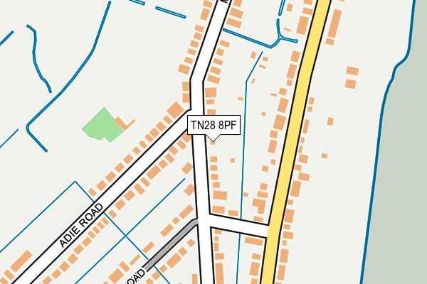 TN28 8PF map - OS OpenMap – Local (Ordnance Survey)