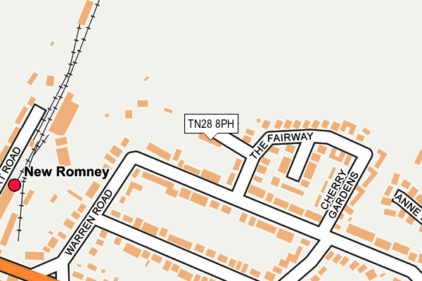 TN28 8PH map - OS OpenMap – Local (Ordnance Survey)