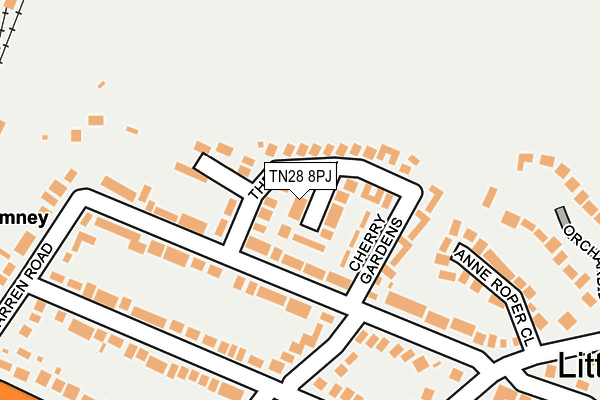TN28 8PJ map - OS OpenMap – Local (Ordnance Survey)