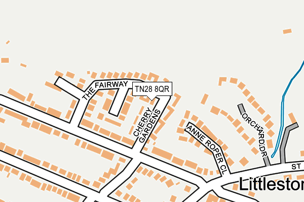 TN28 8QR map - OS OpenMap – Local (Ordnance Survey)