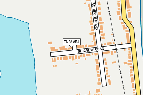 TN28 8RJ map - OS OpenMap – Local (Ordnance Survey)