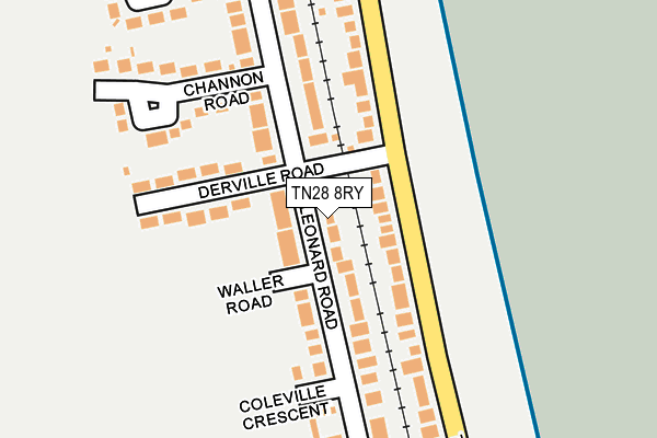TN28 8RY map - OS OpenMap – Local (Ordnance Survey)