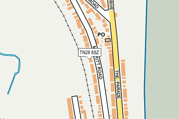 TN28 8SZ map - OS OpenMap – Local (Ordnance Survey)