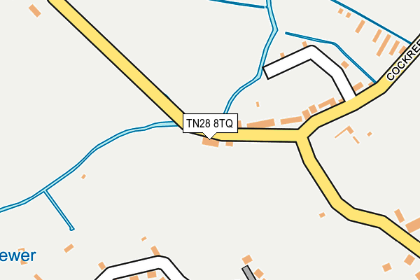 TN28 8TQ map - OS OpenMap – Local (Ordnance Survey)