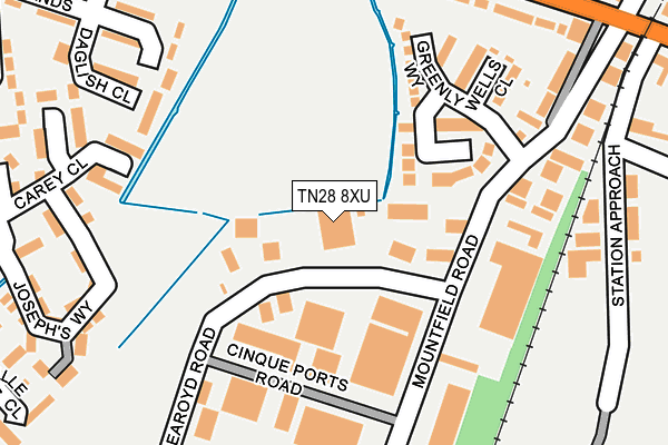 Map of K & G TYRES LTD at local scale