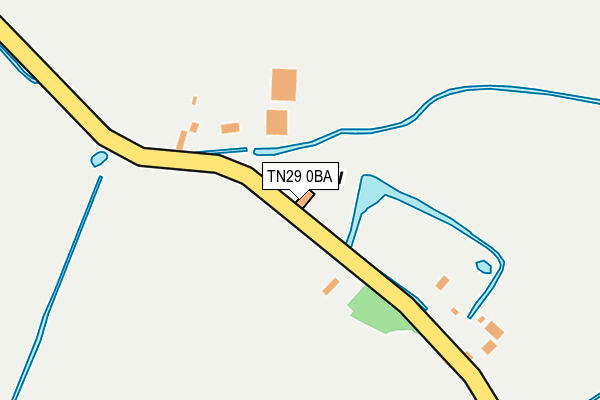TN29 0BA map - OS OpenMap – Local (Ordnance Survey)