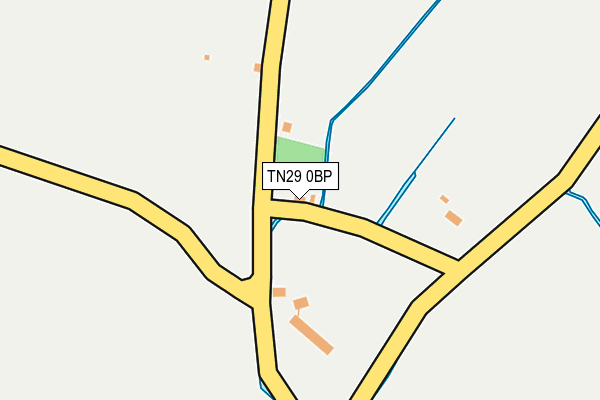 TN29 0BP map - OS OpenMap – Local (Ordnance Survey)