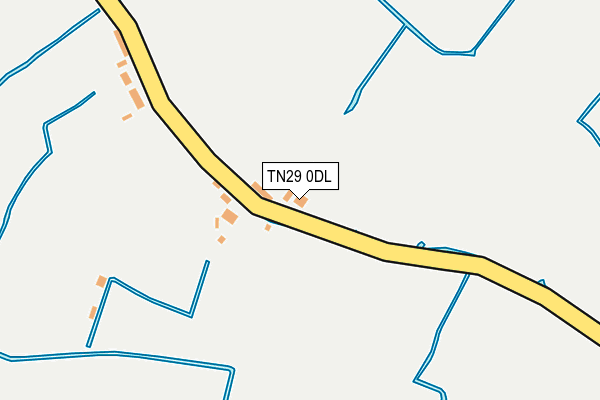 TN29 0DL map - OS OpenMap – Local (Ordnance Survey)