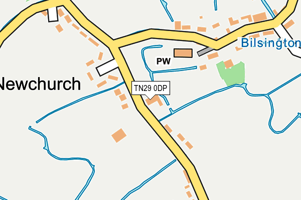 TN29 0DP map - OS OpenMap – Local (Ordnance Survey)