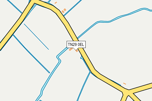 TN29 0EL map - OS OpenMap – Local (Ordnance Survey)