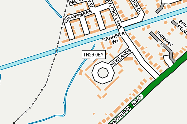 TN29 0EY map - OS OpenMap – Local (Ordnance Survey)