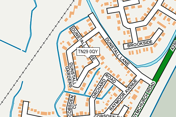 TN29 0QY map - OS OpenMap – Local (Ordnance Survey)
