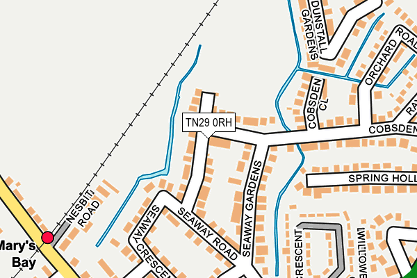 TN29 0RH map - OS OpenMap – Local (Ordnance Survey)