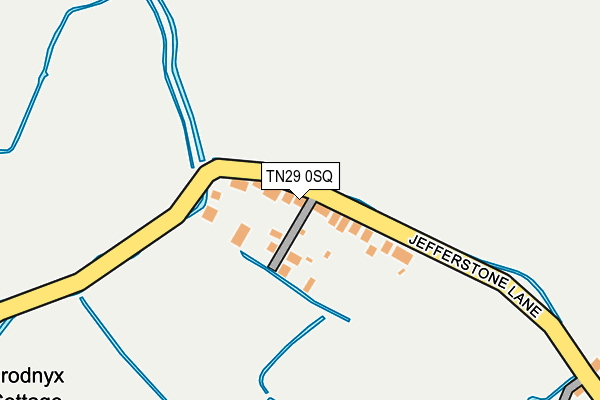 TN29 0SQ map - OS OpenMap – Local (Ordnance Survey)