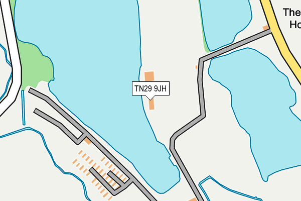 TN29 9JH map - OS OpenMap – Local (Ordnance Survey)