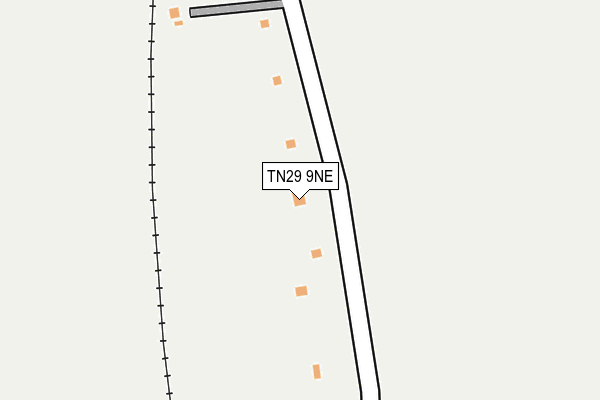 TN29 9NE map - OS OpenMap – Local (Ordnance Survey)